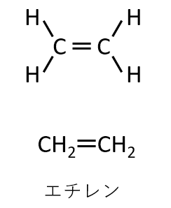 エチレンの構造式