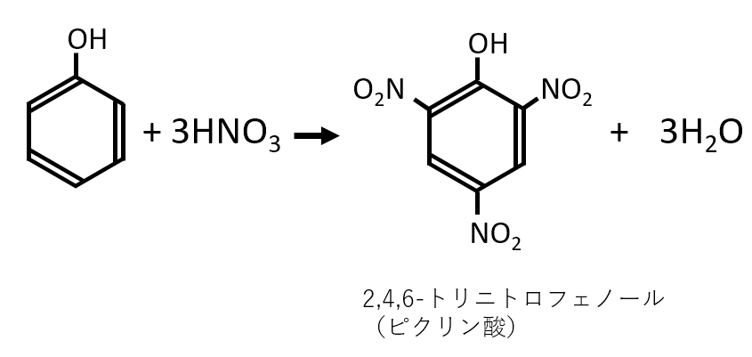 246トリニトロフェノールができる反応